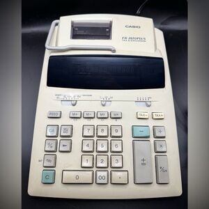 Casio FR-2650 Plus Tax & Exchange Desktop Printing Calculator